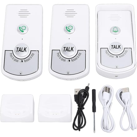 2-weg spraakintercom deurbel huis draadloze deurbel intercom kit binnen buiten interfoonsysteem