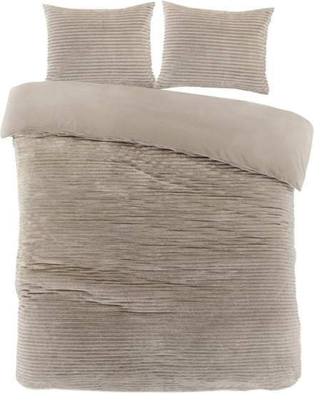 Papillon Dorit - Dekbedovertrek - Tweepersoons - 200x200/220 cm - Zand