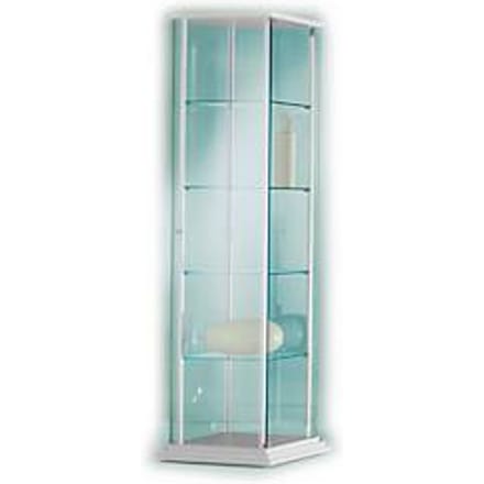 Staande vitrinekast Forum III, B 510 x D 510 x H 1760 mm