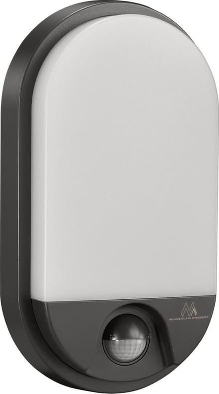 Maclean MCE340 GR LED lamp met infrarood bewegingssensor - 1100lm  - 15W  - IP54 - grijs