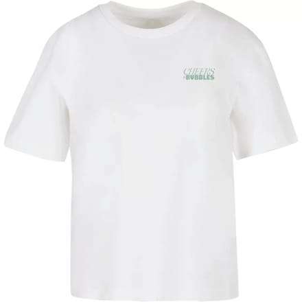 Dames-T-shirt Miss Tee Cheers and Bubbles