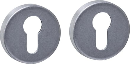 Intersteel Cilinderrozetten verdekt ø53x9mm rvs getrommeld
