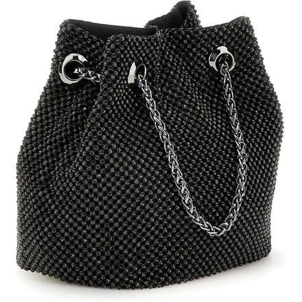 GUESS Avondtas Schoudertas Zalina Mini Pouch Black Zwart