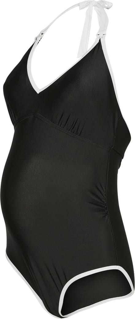 MAMALICIOUS - MLBLAIR HALTER CONTRAST HC SWIMSUIT 2F - Dames - Badpakken