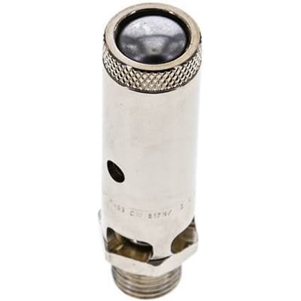 G 1/4'' vernikkeldMessing Vooringesteld Overdrukventiel 0.4 Bar DN 8 - SFL-BN-8-0P4-014
