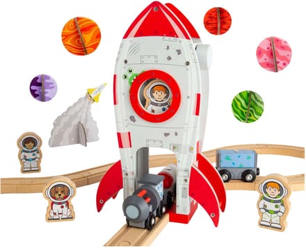 Bigjigs Wooden Rails - Rocket