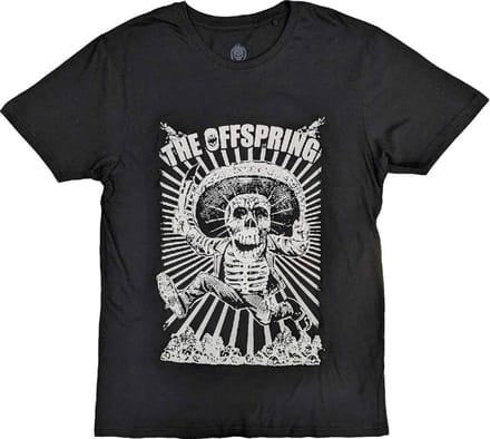 The Offspring - Jumping Skeleton Heren T-shirt - S - Zwart