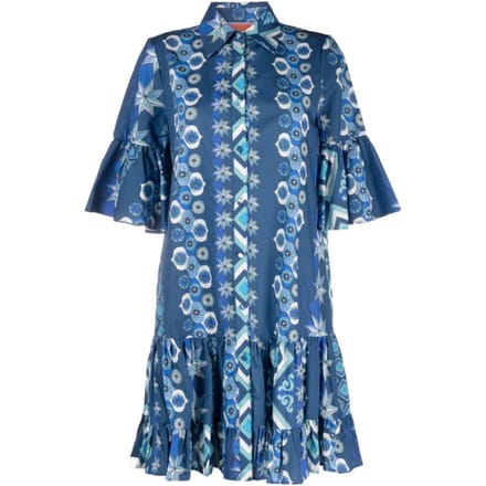 La Double J Jurken Elektrisch blauw