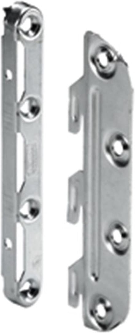 Hettich Bedverbindingsbeslag (ledikanthaak) 130mm (8-delig)