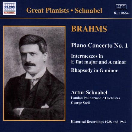 Artur Schnabel - Brahms: Piano Concerto 1 (CD)