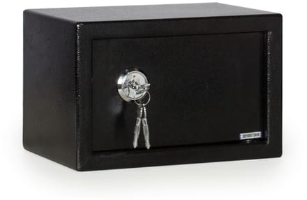 Securata Kluis met sleutel - Small - Zwart - 31 x 20 x 20 cm - Prive Kluis met sleutel