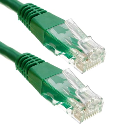 BeMatik - 5 m groene Cat.6 UTP Ethernet-netwerkkabel