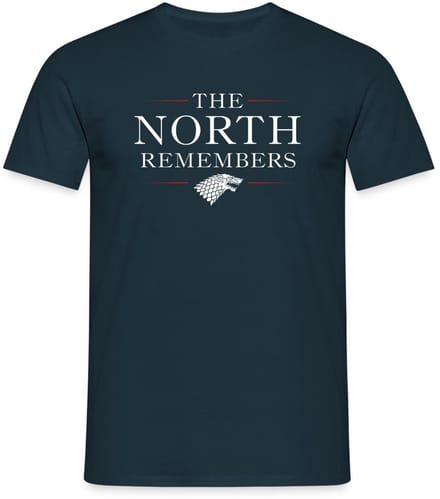 Game Of Thrones The North Remembers T-Shirt Heren
