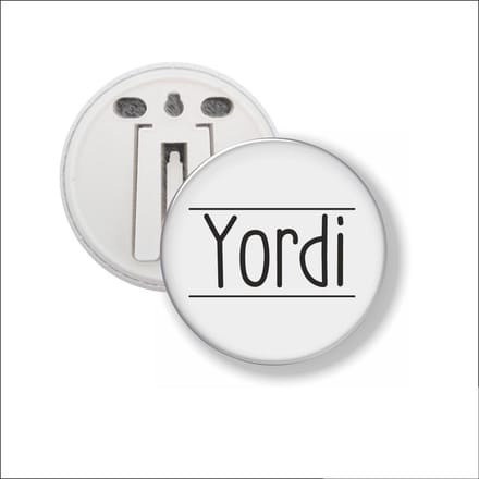 Button Met Clip 58 MM - Yordi