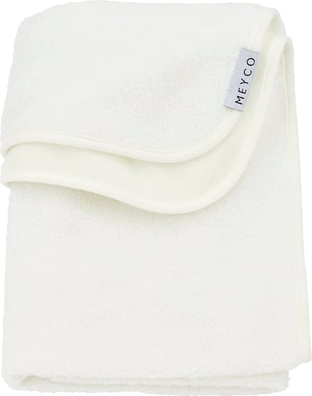 Meyco Baby Bouclé reisdeken - offwhite - 75x100cm