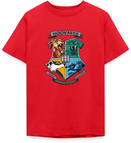 Harry Potter Hogwarts Logo T-Shirt Tiener