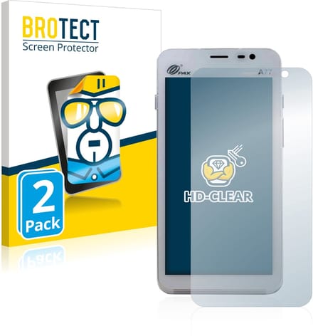 BROTECT - Screenprotector voor CCV Compact A77 - Folie Beschermfolie transparant 2 Stuks