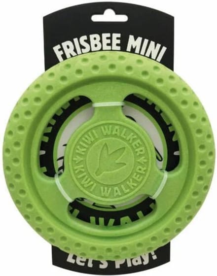 Kiwi Walker - Let's Play - Hondenspeelgoed - Frisbee - Groen - 16cm