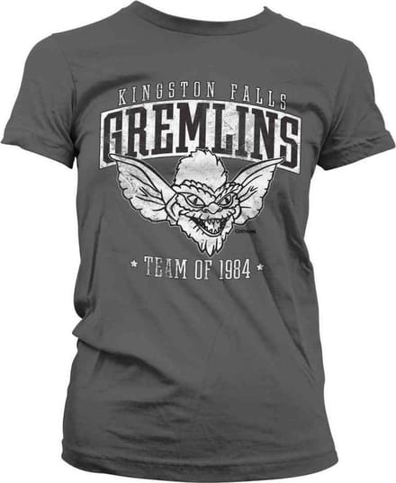 Gremlins Dames Tshirt -S- Team Kingston Falls Gremlins Of 1984 Grijs