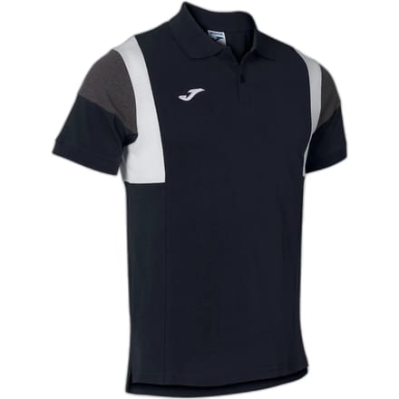 Joma Confort Iii Korte Mouw Poloshirt Zwart S Man