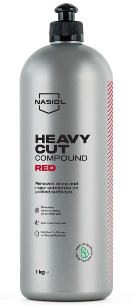 NASIOL - Heavy Cut Compound Red - Eccentric - 1000ml