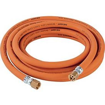 SIEVERT propaangasslang 5x6,3mm, G3/8" LH aansluitingen, hoge druk L 5m, vorstbestendig tot -30°C