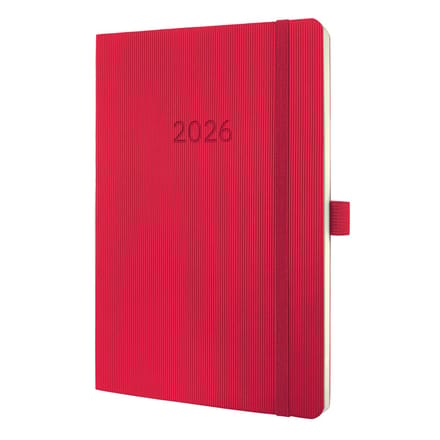 Sigel weekagenda 2026 Conceptum formaat A5 rood softcover