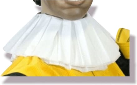 piet kraag crepe papier