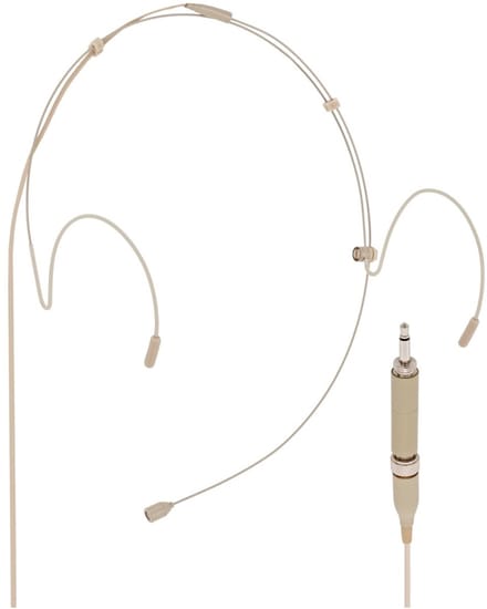 SubZero Headset Mic met Minijack Aansluiting, Beige