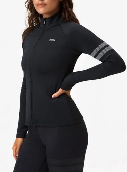 Stronger - Sport Jas - Signature Performance Jacket - Dames - Zwart - Maat M