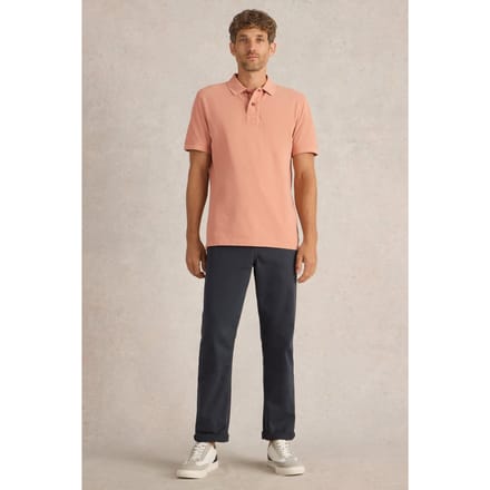 White Stuff Utility Polo Mid Pink Größe: S | Poloshirts Outlet | Herren | Rosa