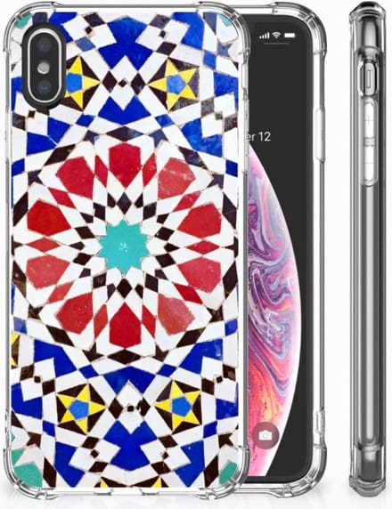 Apple iPhone X | Xs Anti-Shock Hoesje Mozaïek