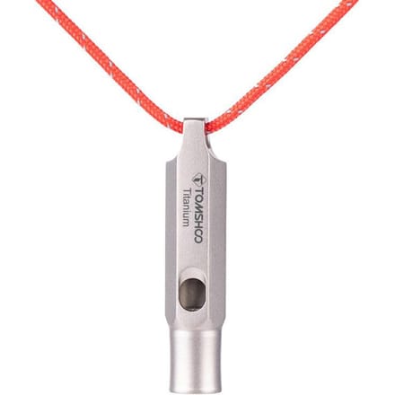 TOMSHOO Titanium noodfluitgeluid Verwisselbare veiligheidsfluitjes Luid tot 120 dB Ophangbaar Type 1
