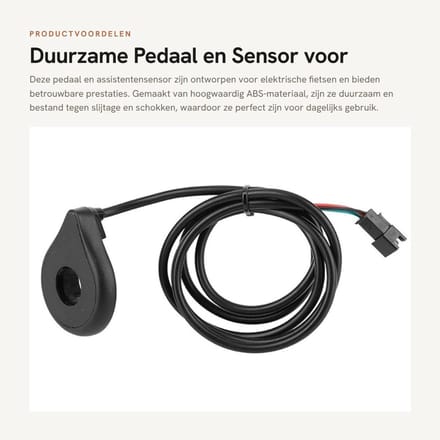 Dailygoods - Duurzame Pedaal en Sensor voor Elektrische Fiets
