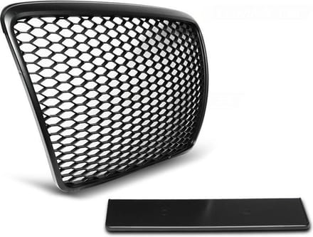Grill geschikt voor AUDI A6 C6 09-11 ZWART RS-STIJL