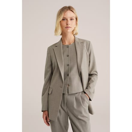 We Fashion Blazer Greige Größe: 36 | Blazer Outlet | Damen