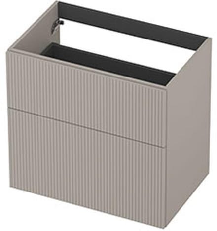 INK - Onderkast 2L A-sym Gelakt Gefr. Front - 700x450x650 Mm - Kasjmier Grijs