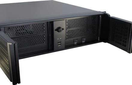 Inter-Tech 3U-3098-S Rack Zwart