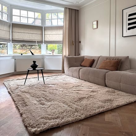 Hoogpolig vloerkleed Furr bruin - Interieur05 - 160 x 230 cm - (M)