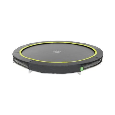 EXIT Silhouette Sporttrampoline ø244cm - Inground - Ingraaftrampoline - Rond - Voor Kinderen - Zwart
