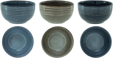 Cosy & Trendy Samos Bowl D14xh7,8cm 52cl 3 Types