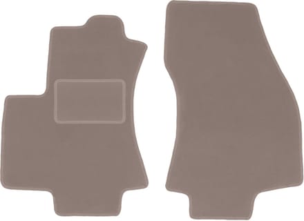 Beige voormatten voor: Opel Zafira A minivan (1999-2005)