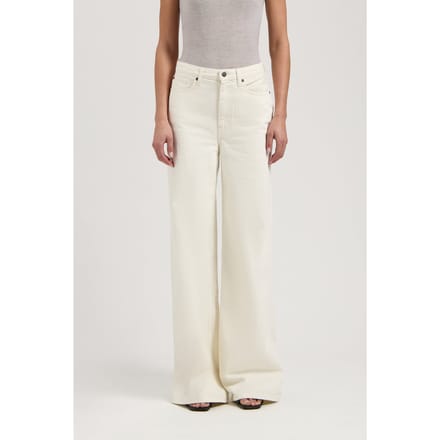 Mud Jeans Sara High Loose Flow Natural Größe: W32L30 | Stoffhosen Outlet | Damen