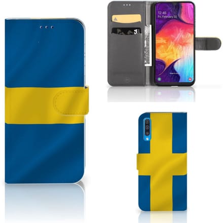 Samsung Galaxy A50 Bookstyle Case Zweden