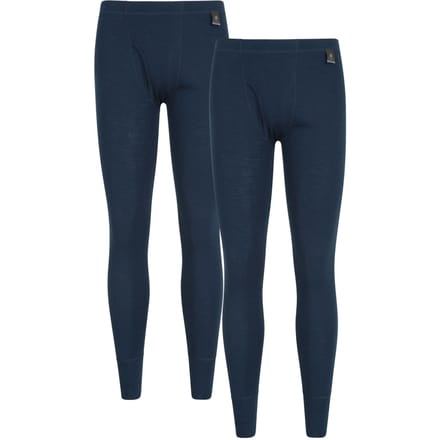 Mountain Warehouse Heren Merino Wol Base Layer Onderbroek (Set van 2) (Marine)