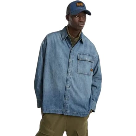 Dames denim jurk G-Star Boxy Fit Flap