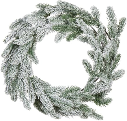 ALBINI - Krans met LED - Groen - 45 cm - Synthetisch