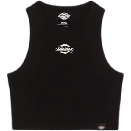 Dickies Powers Mouwloos T-shirt Zwart XS Vrouw