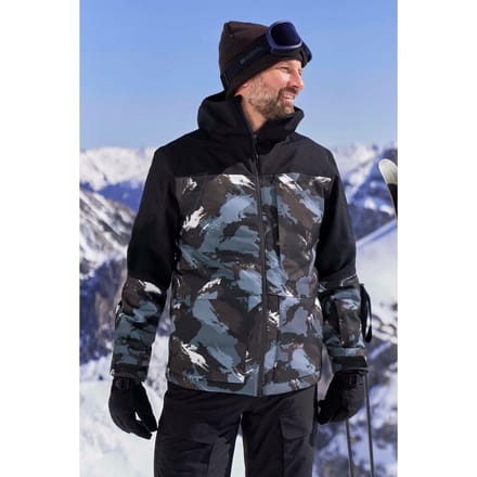 Mountain Warehouse Heren Drayton Waterdichte Ski jas (Blauw)