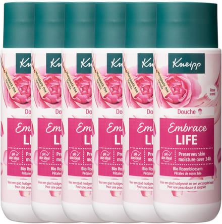 Kneipp - Douche Embrace Life - 6 x 200 ml - Voordeelverpakking